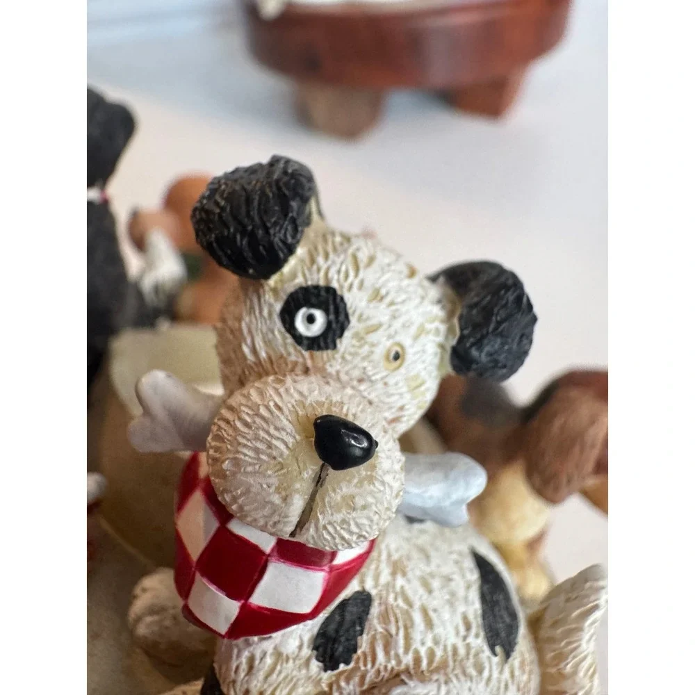 VTG Deb Strain Candle Capper Dogs Figurine Puppy‎ Decor Farmhouse Style